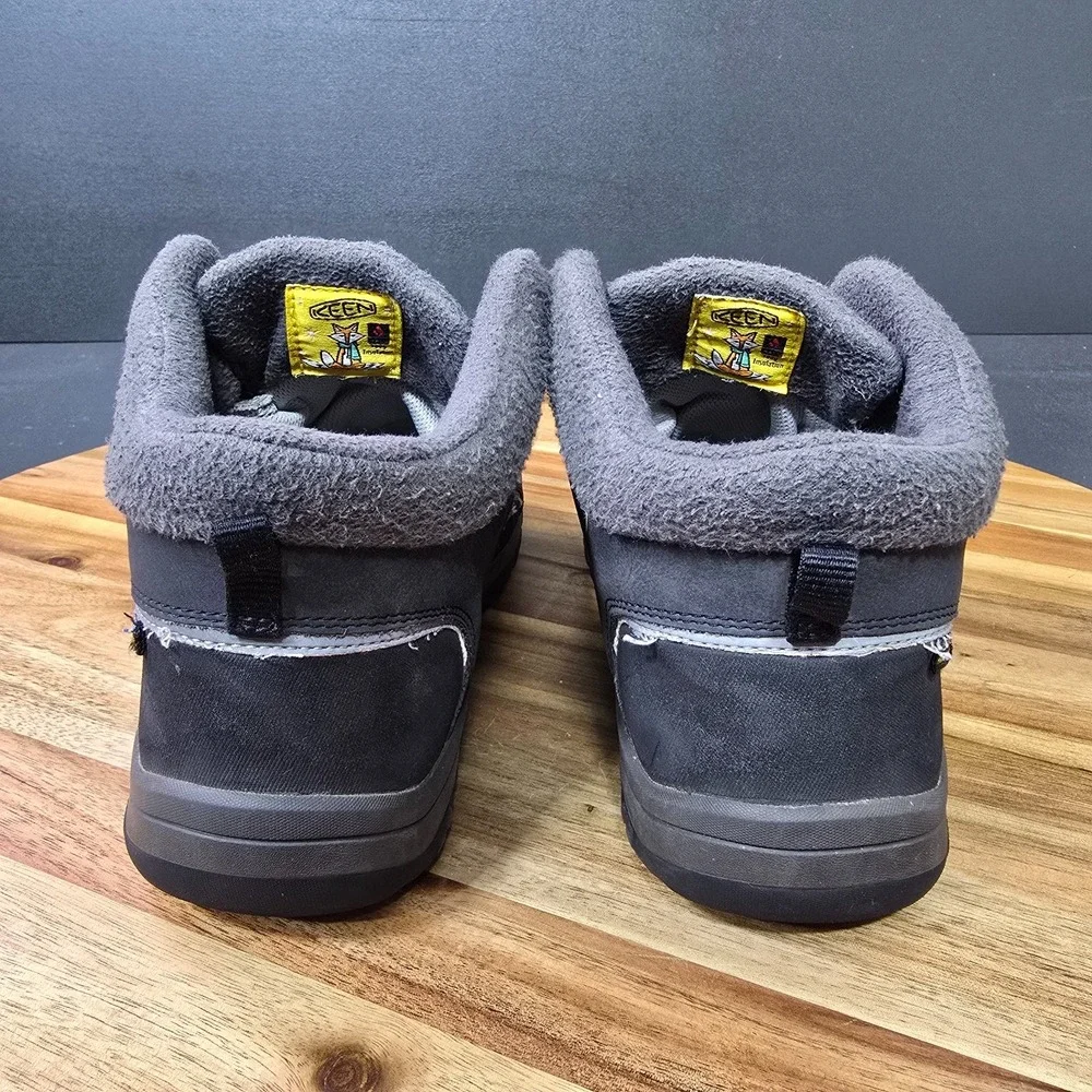 Keen Kootenay III Waterproof Snow Boots BIg Kids Youth Size US 4.5 Gray Outdoors